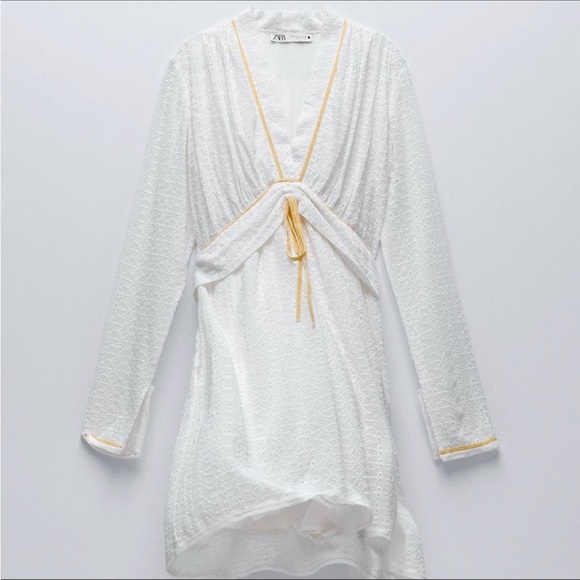 NWT ZARA LIMITED EDITION DRESS WI
CUTWORK EMBROIDERY WHITE $119 - Picture 2 of 10